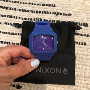 Nixon Watch- The rubber Player-cobalt blue